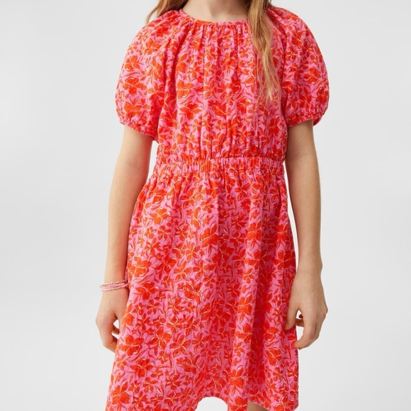 Mango Girl’s Flower print dress, Size 10 - Picture 1 of 16